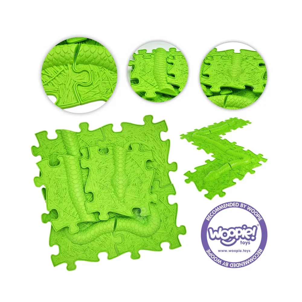 Mata sensoryczna w formie puzzli dla dzieci