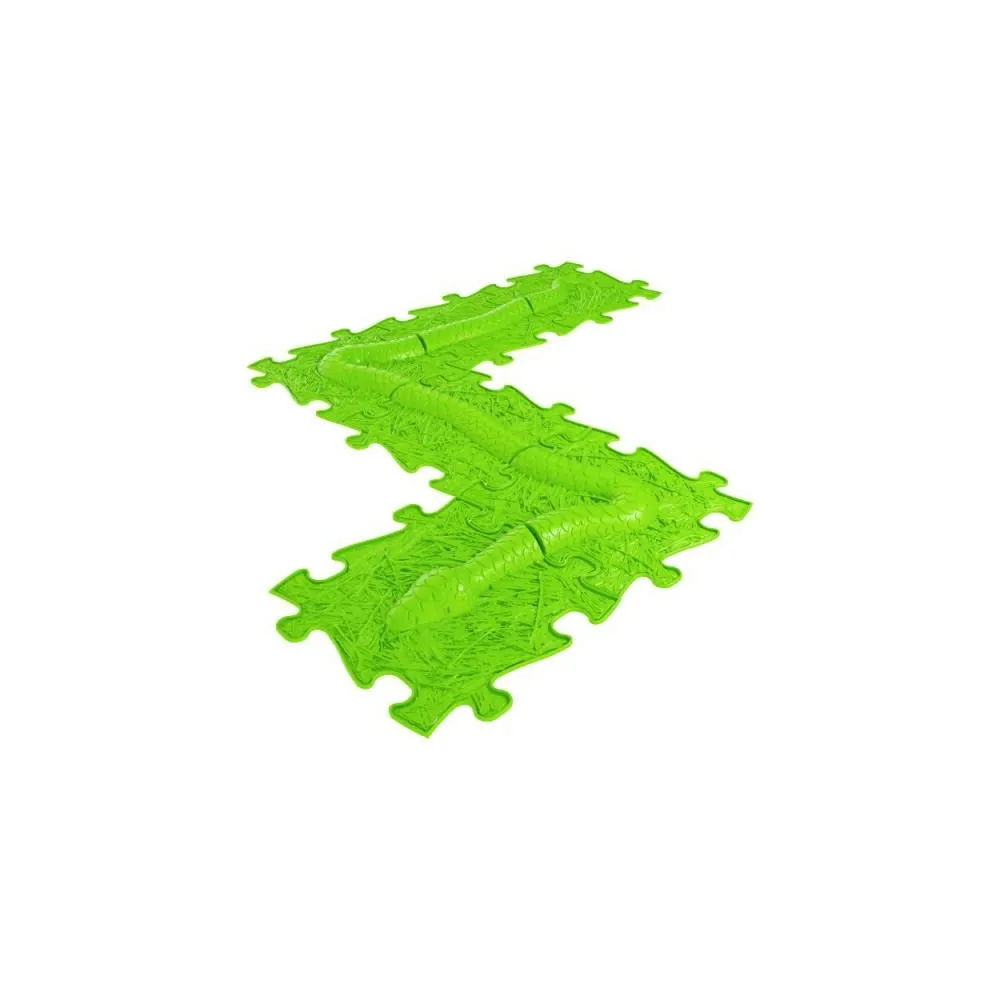 Zielona mata ortopedyczna wspierająca rozwój