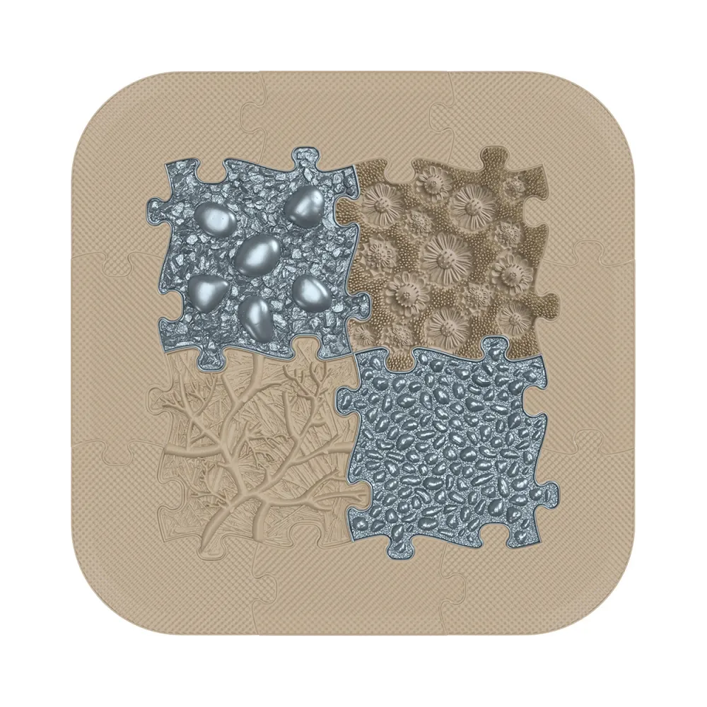 Mata sensoryczna do masażu stóp w domowym SPA
