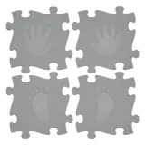 Zestaw 16 elementów maty sensorycznej do ćwiczeń rączek i stóp