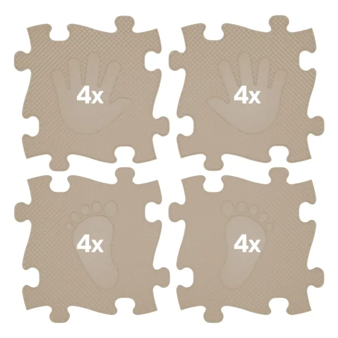 Puzzle sensoryczne do zabawy i nauki dla najmłodszych.