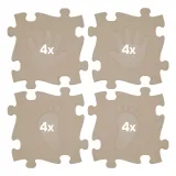 Puzzle sensoryczne do zabawy i nauki dla najmłodszych.