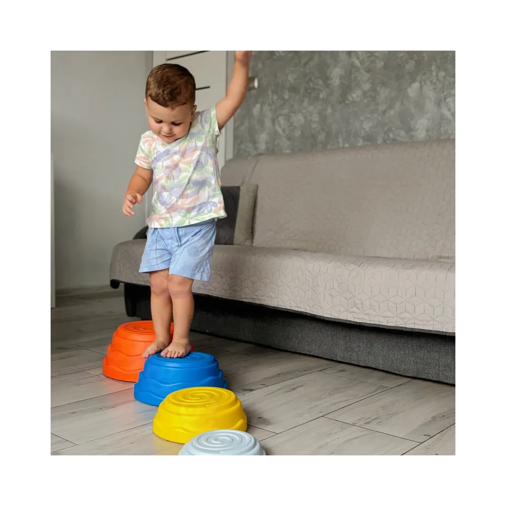 Bezpieczne i antypilozgowe kamienie do zabawy na świeżym powietrzu