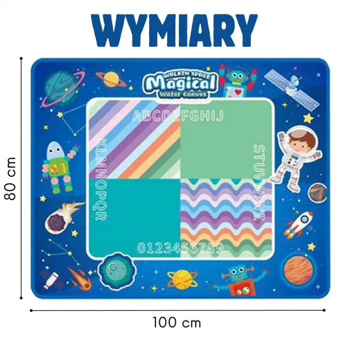 Mata malarska XXL dla małych artystów