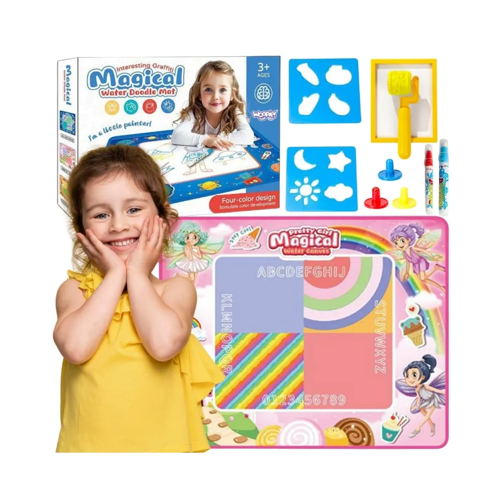 Mata wodna do malowania z wróżkami