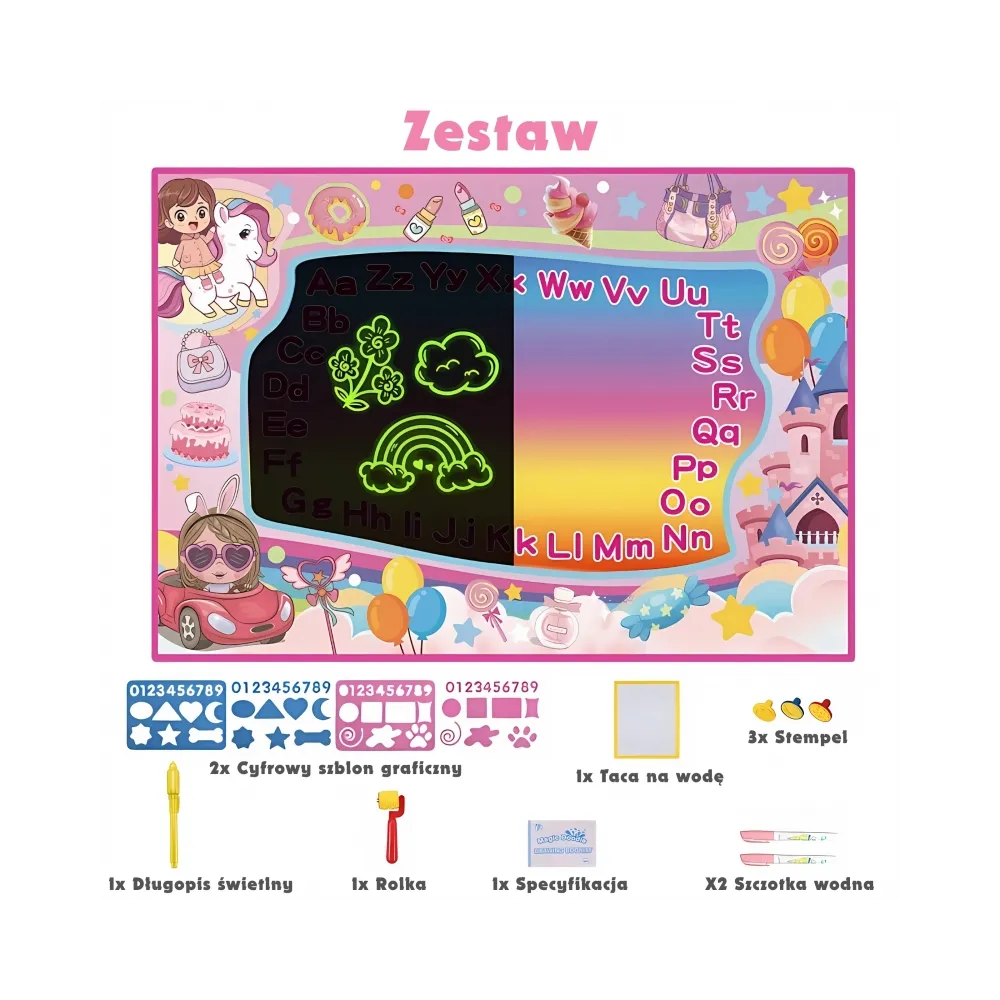 Rozwój kreatywności na macie wodnej do zabawy i nauki