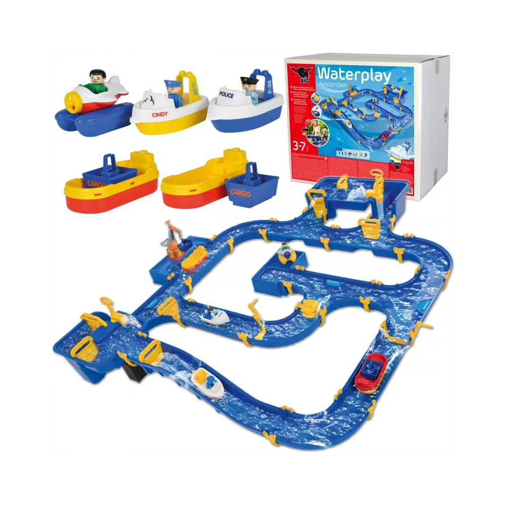 BIG Wielki Port Wodny Amsterdam Waterplay Łódki