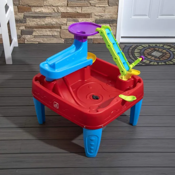 Duży stół dla dzieci na świeżym powietrzu z akcesoriami