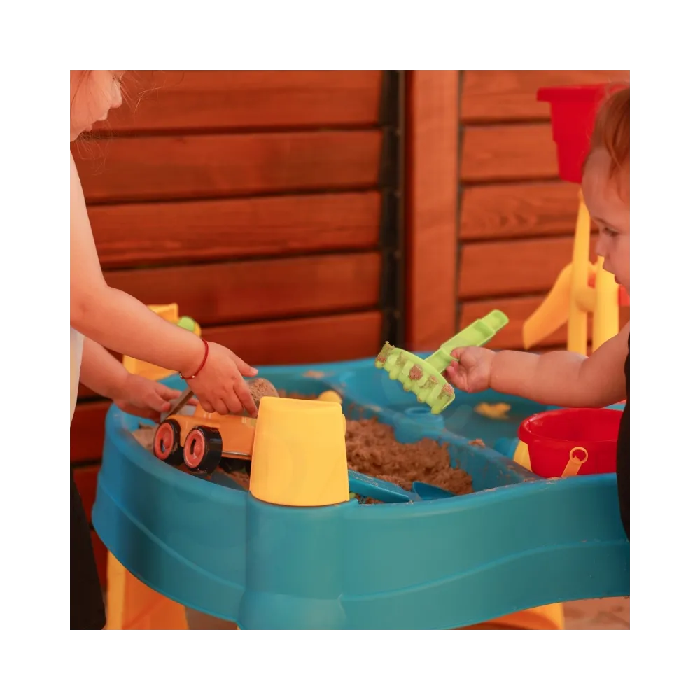 WOOPIE Stolik Wodny 2w1 Piaskownica Młyn 14 akc.