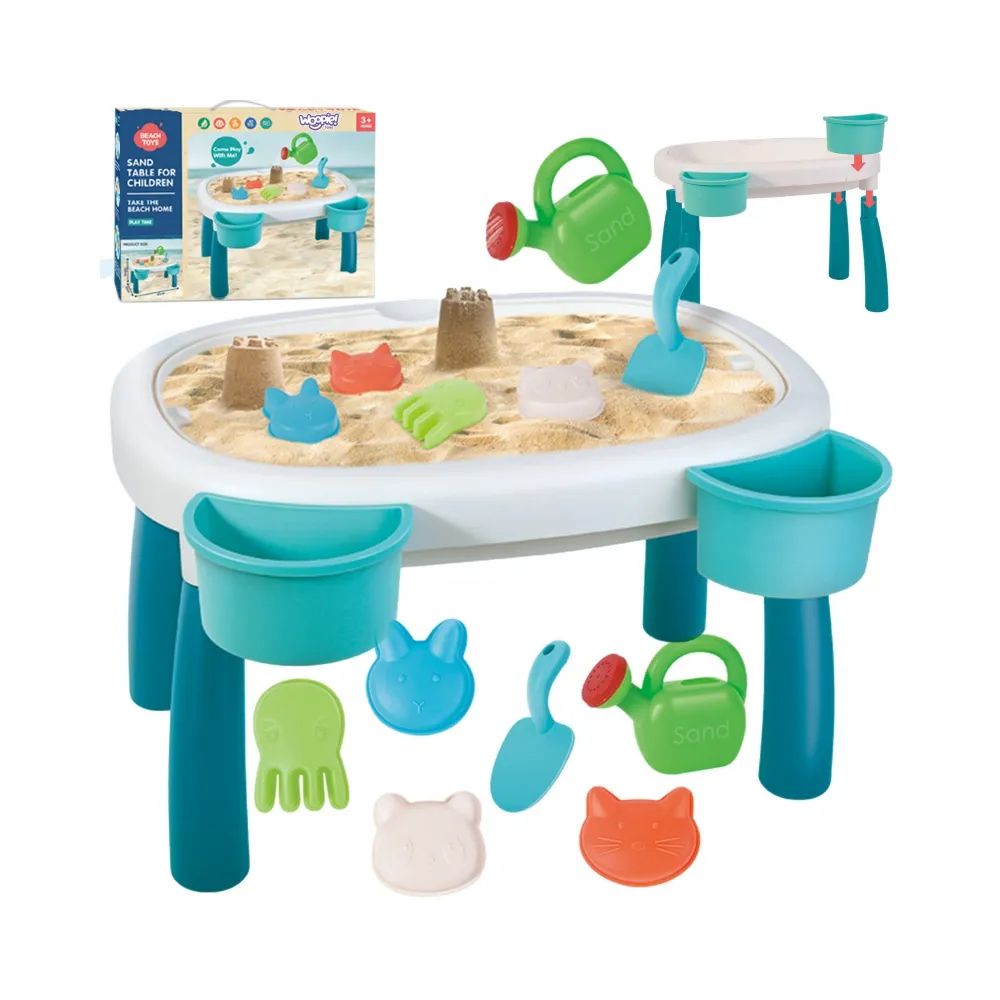 WOOPIE Stolik Wodny 2w1 Piaskownica 7 el.