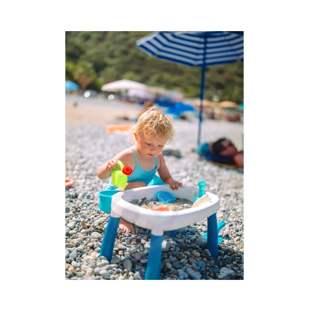 WOOPIE Stolik Wodny 2w1 Piaskownica 7 el.
