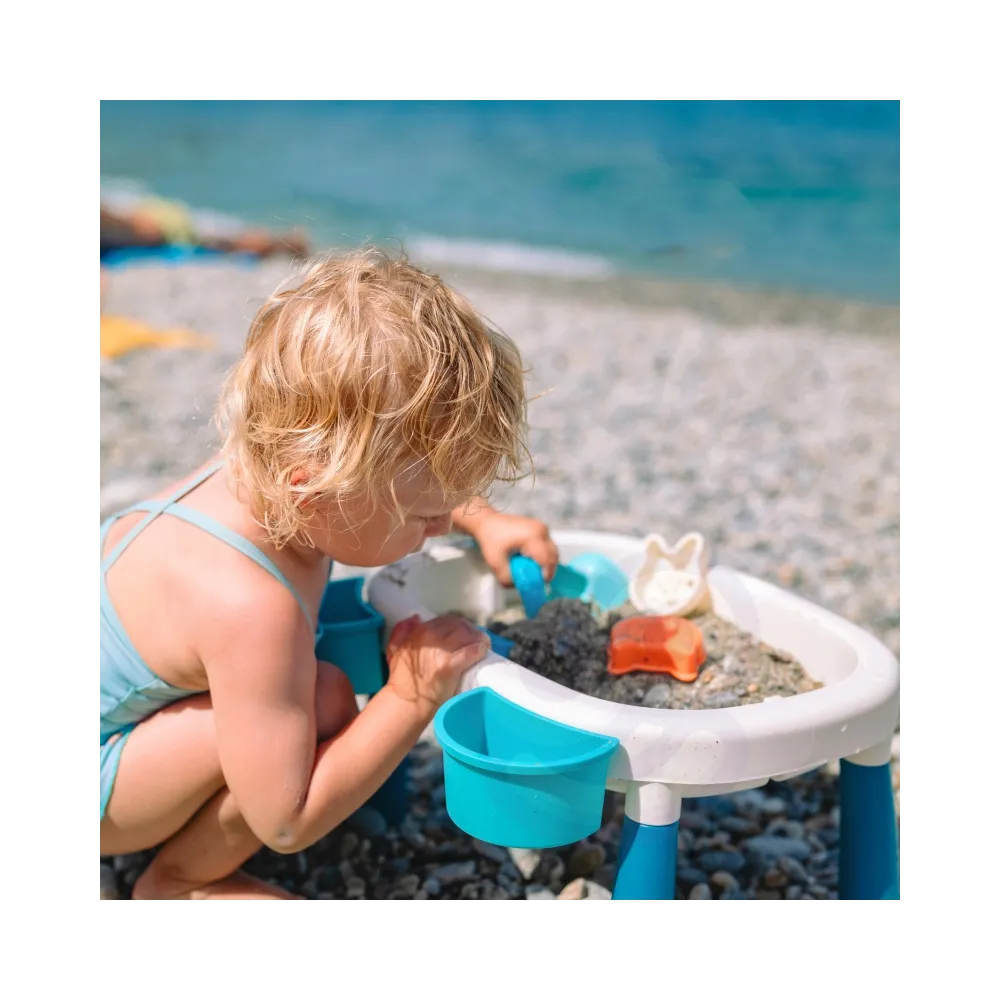 WOOPIE Stolik Wodny 2w1 Piaskownica 7 el.