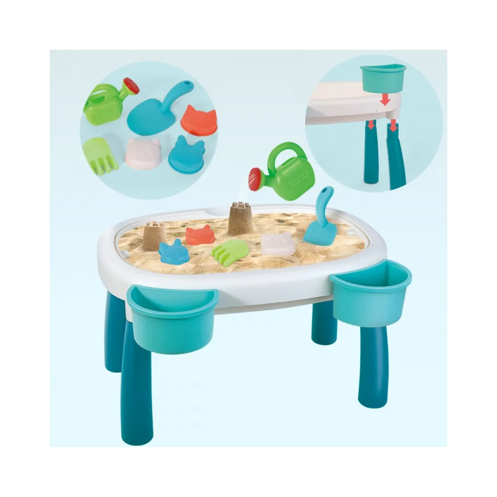 WOOPIE Stolik Wodny 2w1 Piaskownica 7 el.