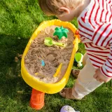 WOOPIE Stolik Wodny 2w1 Piaskownica Statek Piracki 8 akc.