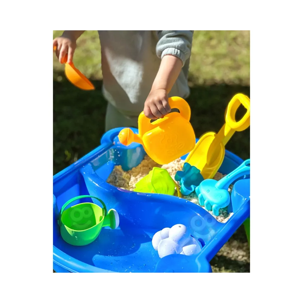 WOOPIE Stolik Wodny 2w1 Piaskownica 9 akc.