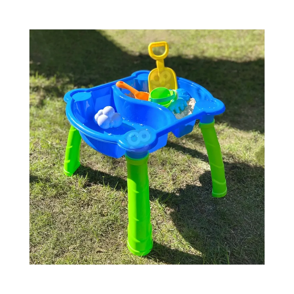 WOOPIE Stolik Wodny 2w1 Piaskownica 9 akc.