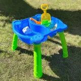 WOOPIE Stolik Wodny 2w1 Piaskownica 9 akc.