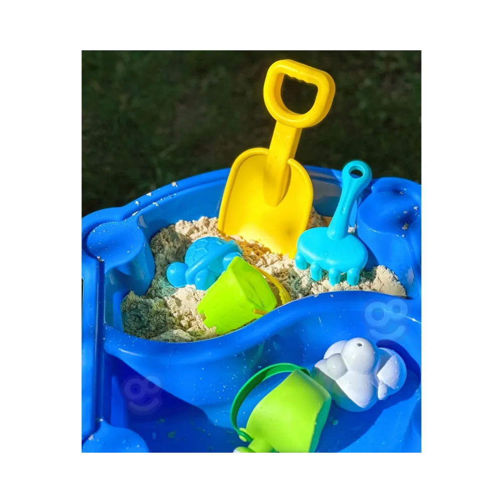 WOOPIE Stolik Wodny 2w1 Piaskownica 9 akc.