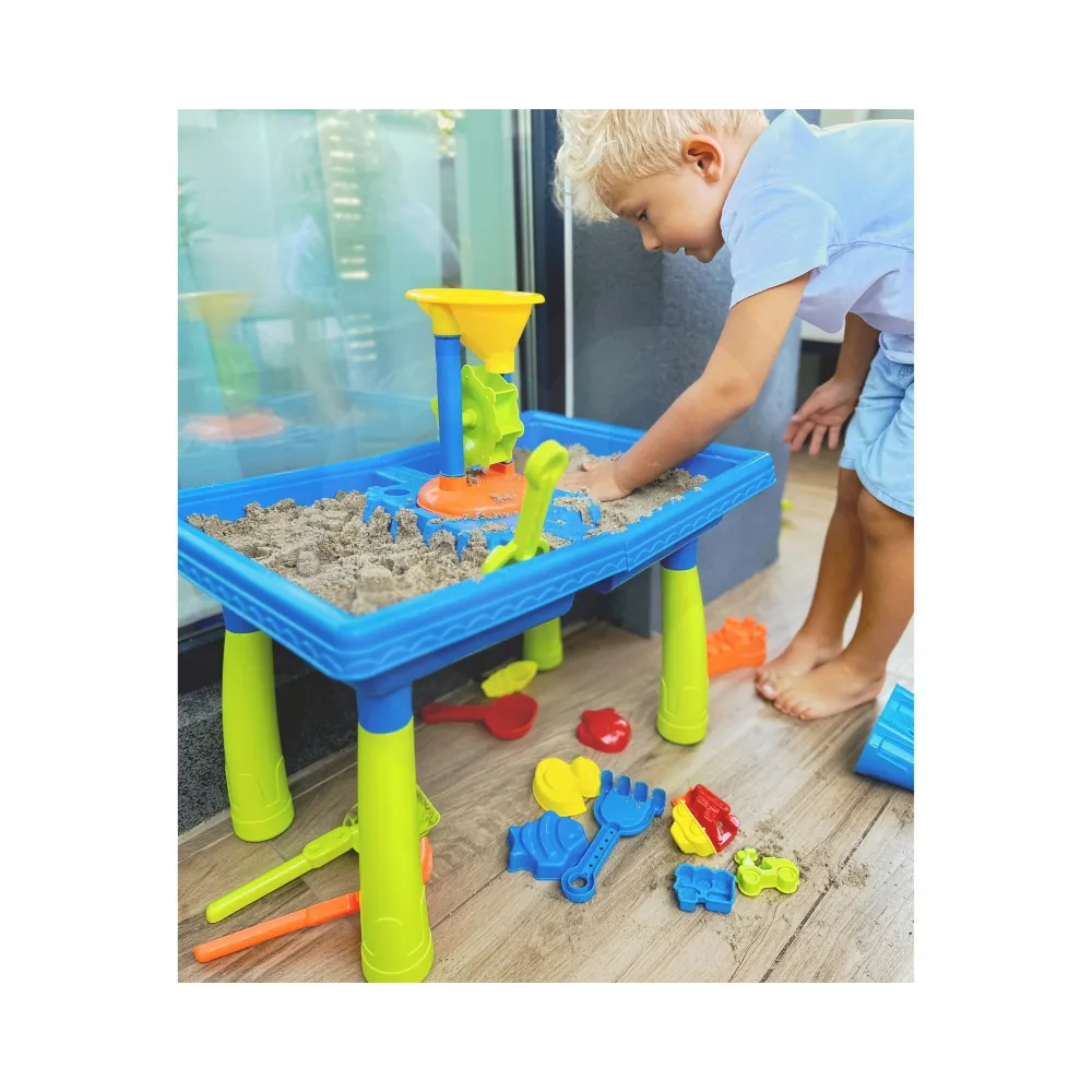 WOOPIE Stolik Wodny 2w1 Piaskownica Palma 18 el.