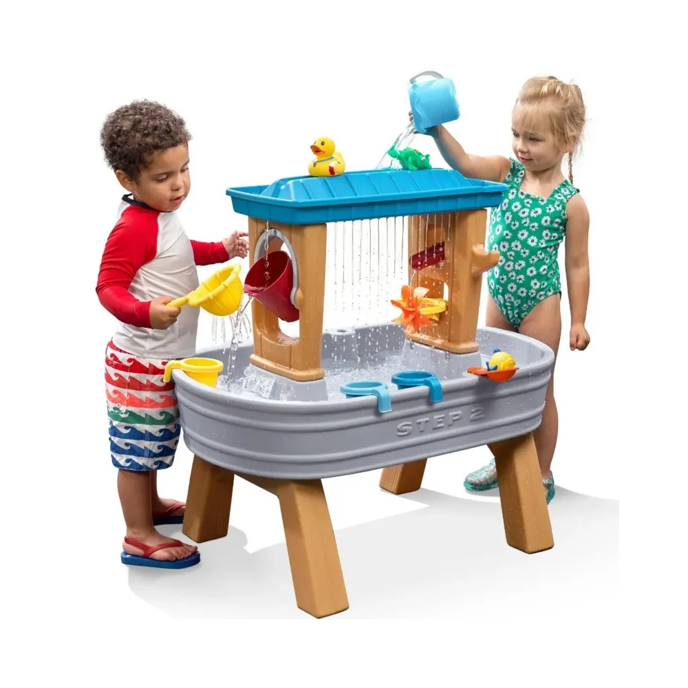 Step2 Stół Wodny z Deszczownicą Wiaderkiem i Lejkiem + Zwierzątka
