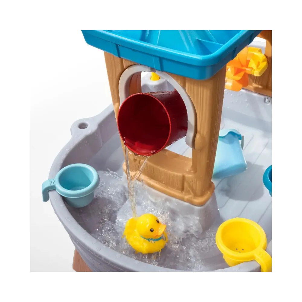 Step2 Stół Wodny z Deszczownicą Wiaderkiem i Lejkiem + Zwierzątka