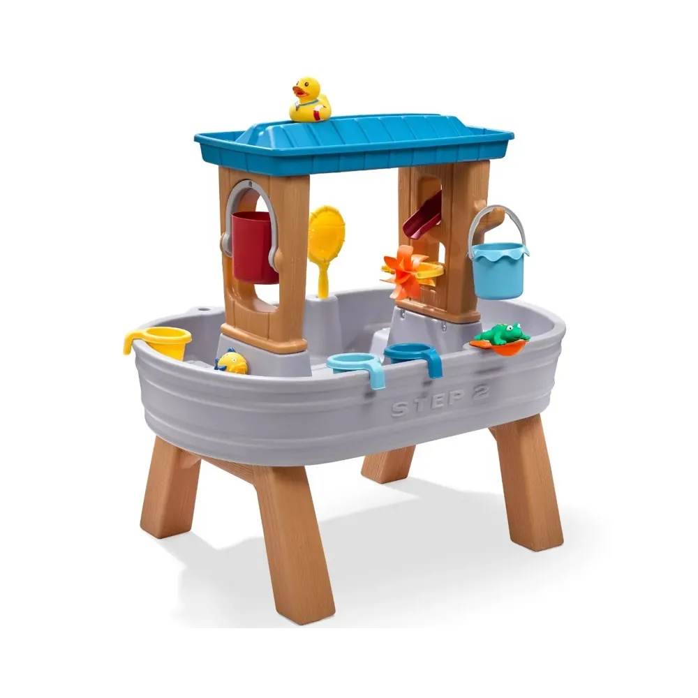 Step2 Stół Wodny z Deszczownicą Wiaderkiem i Lejkiem + Zwierzątka