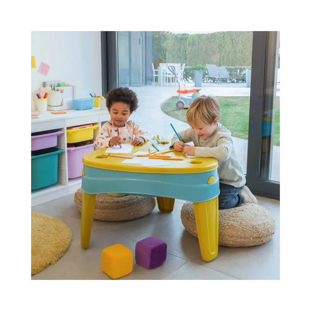 FEBER Stolik Wodny z Przykrywą CASUAL 4w1 Piaskownica Biurko Stolik Piknikowy Akc.