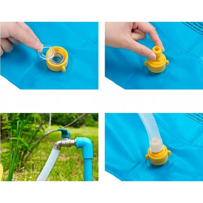 Przydatna mata wodna do aktywnej zabawy na świeżym powietrzu