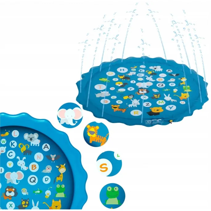 Fontanna na macie wodnej dla najmłodszych