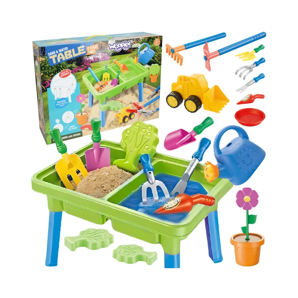 WOOPIE Stolik Wodny 2w1 Piaskownica 13 Akc.