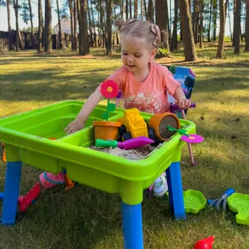 WOOPIE Stolik Wodny 2w1 Piaskownica 13 Akc.