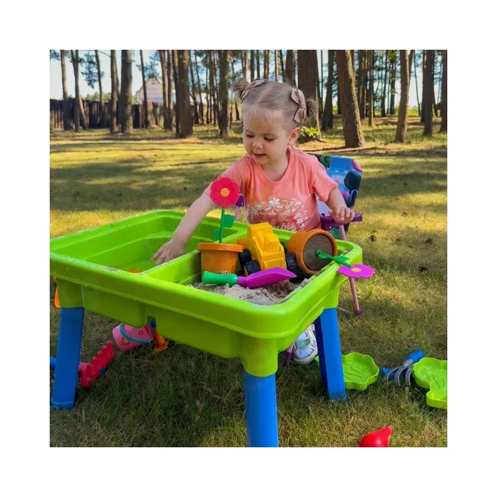 WOOPIE Stolik Wodny 2w1 Piaskownica 13 Akc.