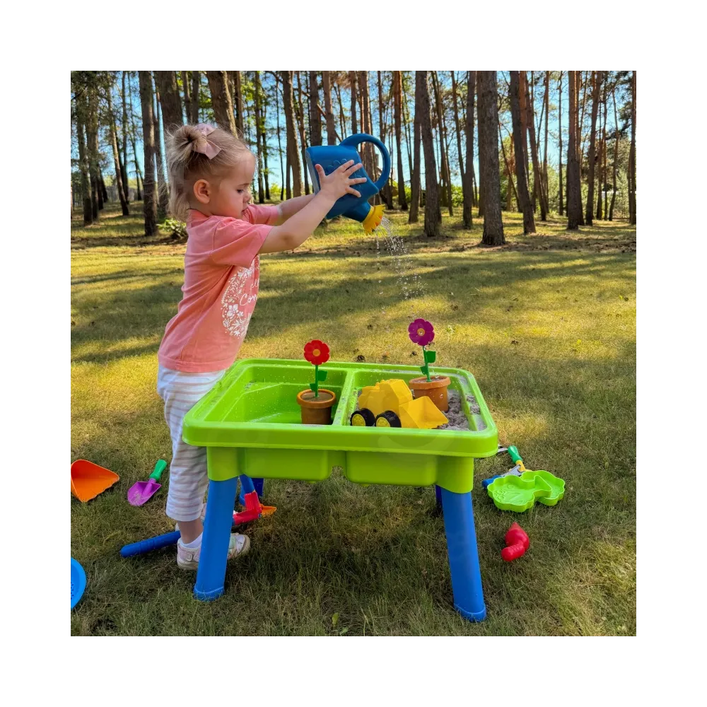 WOOPIE Stolik Wodny 2w1 Piaskownica 13 Akc.