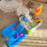 WOOPIE Przenośna Piaskownica Zamek Zamykana + 9 akc.