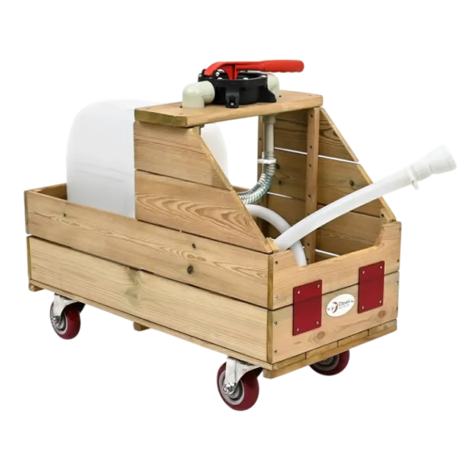 Dziecięcy wózek na wodę z biodegradowalnych materiałów