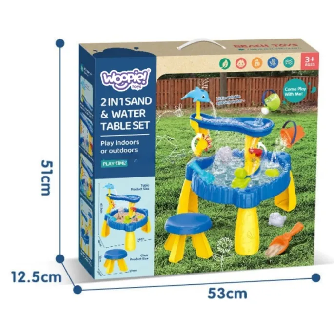 Stolik z funkcją tryskania dla dzieci