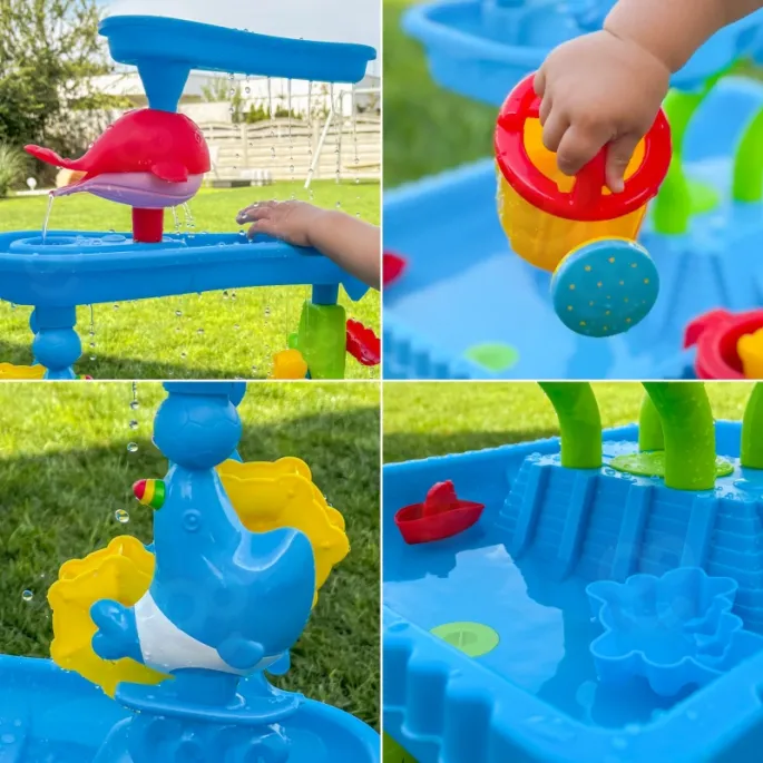 Wielopoziomowy stolik zabawowy dla maluchów