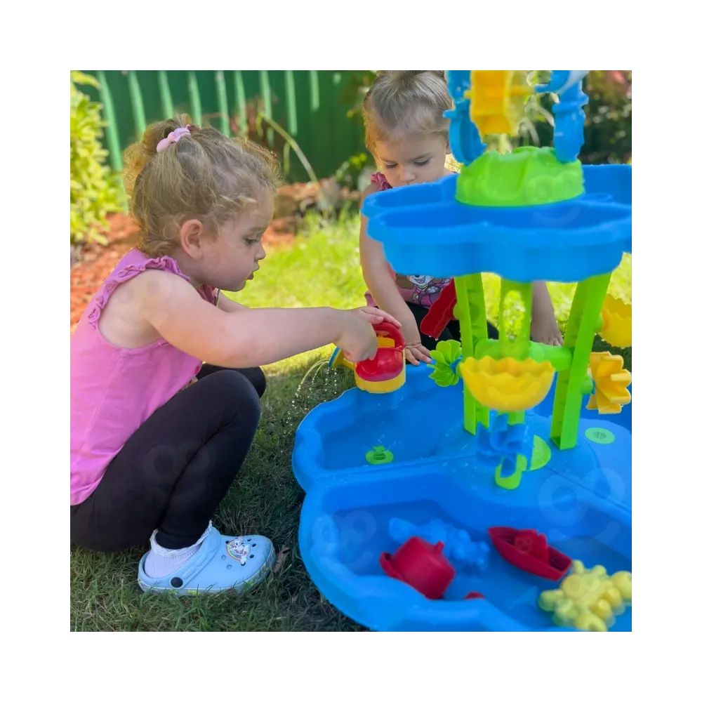 WOOPIE Stolik Wodny 2w1 Piaskownica Fontanna XXL Aquapark z Delfinem