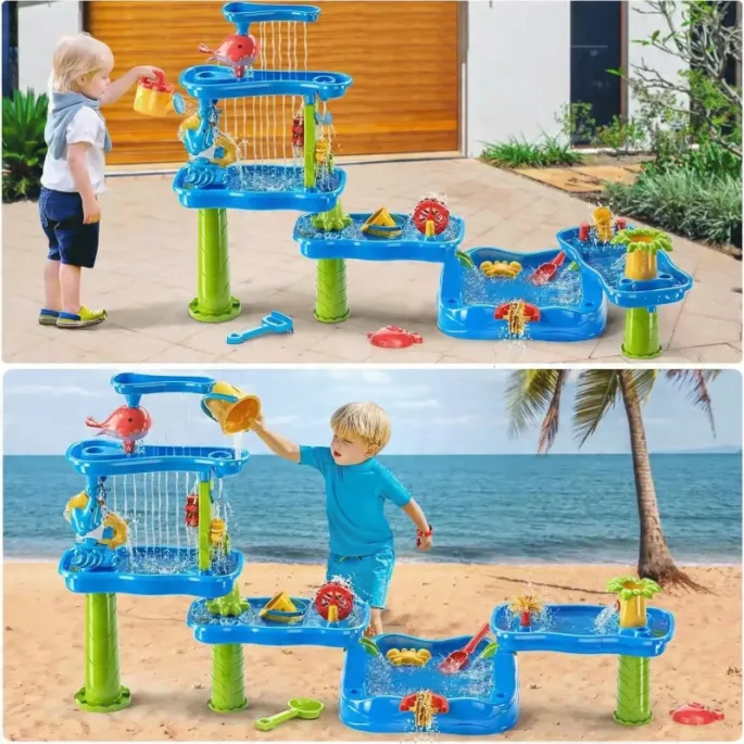 Zestaw z akcesoriami do budowania piaskowych zamków