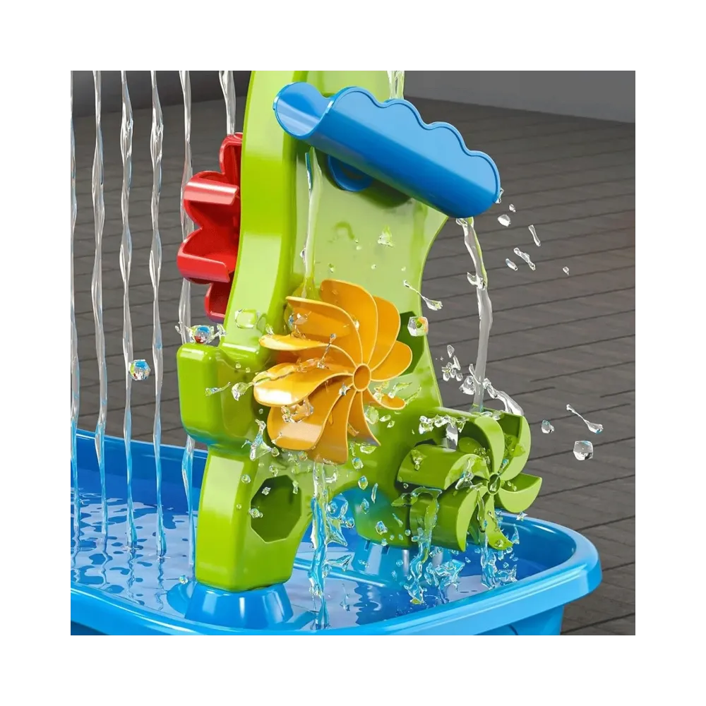 WOOPIE Ogromny Aquapark Stolik Wodny 6w1 Piaskownica Wodospad Tor Wodny 6-poziomowy Modułowy