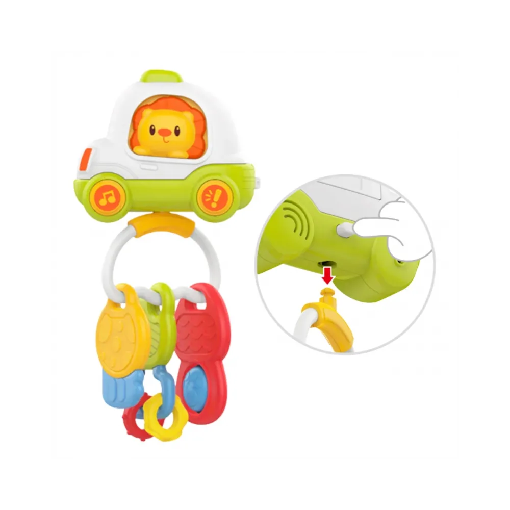 Woopie Baby Zabawka Interaktywna Pilot Samochodzik z Kluczykami Grzechotka Gryzak