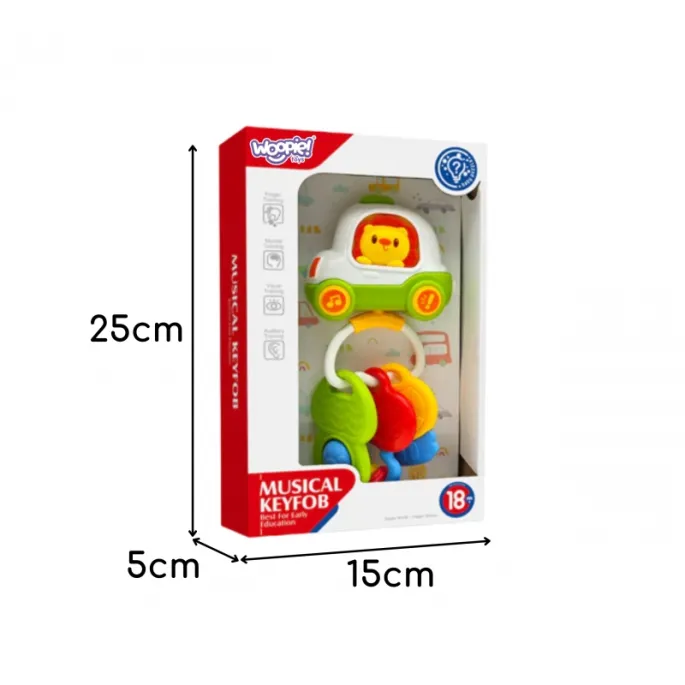 Miękki gryzak dla niemowląt z dźwiękami