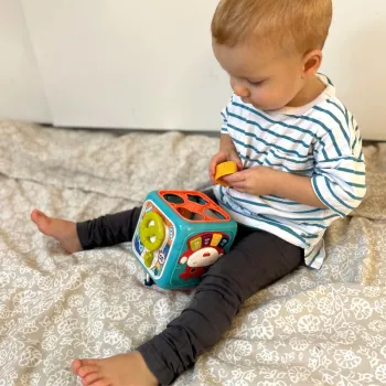 WOOPIE BABY Interaktywna Kostka Sensoryczna Edukacyjna Montessori Sorter 6w1