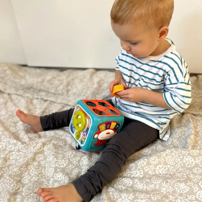 Kostka Montessori z funkcjami dźwiękowymi