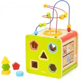 Viga Drewniana Kostka Edukacyjna 5w1