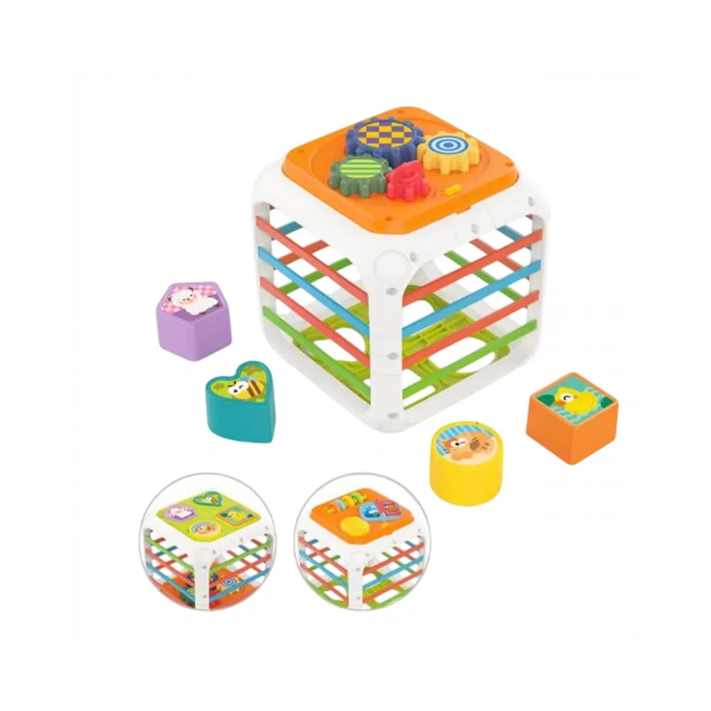 WOOPIE Kostka Edukacyjna Sorter 4w1 Kształty 18m+