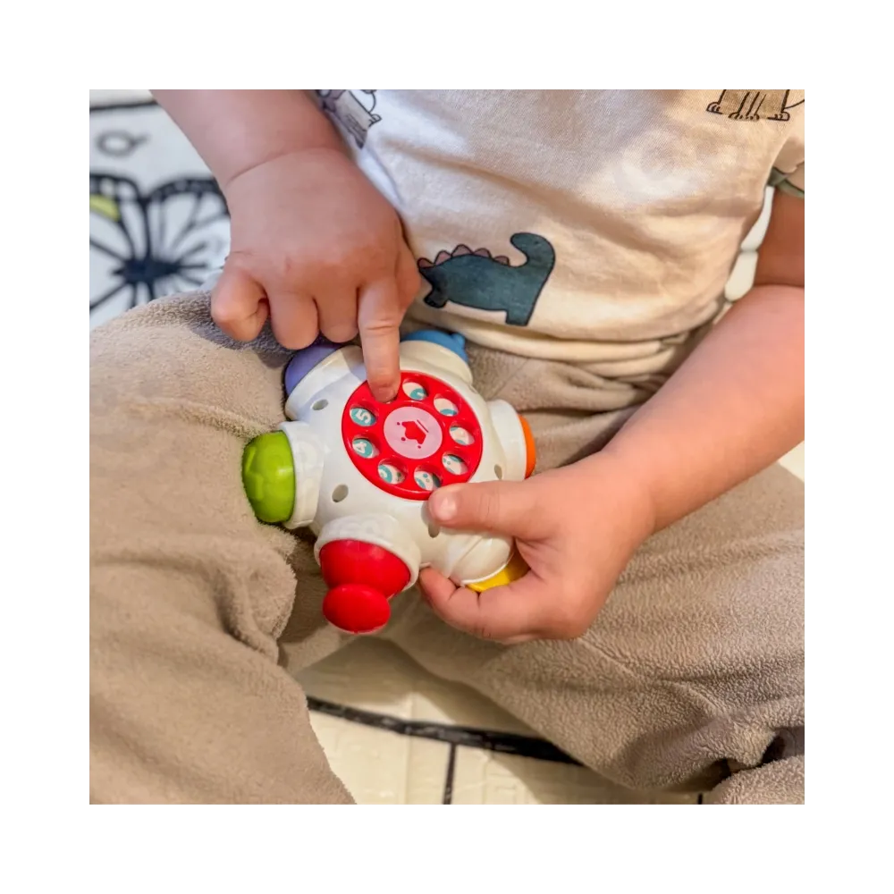 WOOPIE BABY Kosmiczna Rakieta Aktywności - Edukacyjna Kostka Sensoryczna 18m+