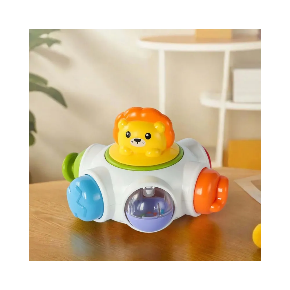 WOOPIE BABY Kosmiczna Rakieta Aktywności - Edukacyjna Kostka Sensoryczna 18m+