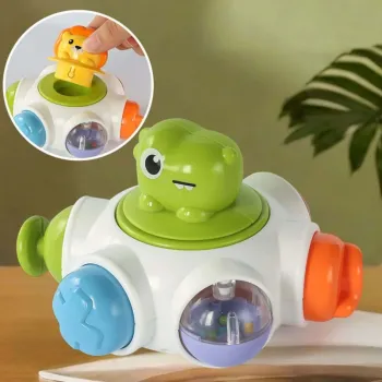 WOOPIE BABY Kosmiczna Rakieta Aktywności - Edukacyjna Kostka Sensoryczna 18m+