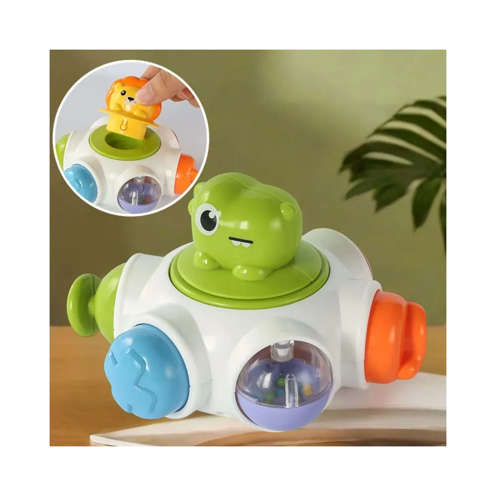 WOOPIE BABY Kosmiczna Rakieta Aktywności - Edukacyjna Kostka Sensoryczna 18m+